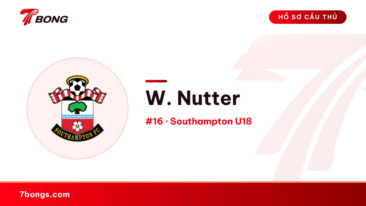 W. Nutter — Southampton U18