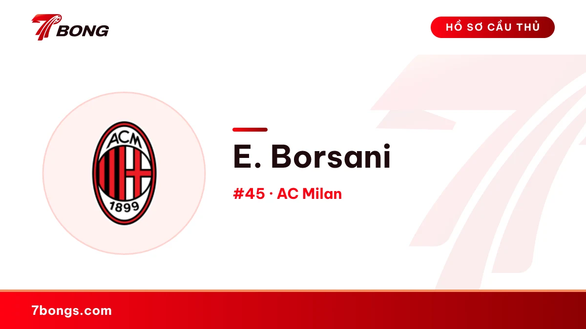 E. Borsani — AC Milan