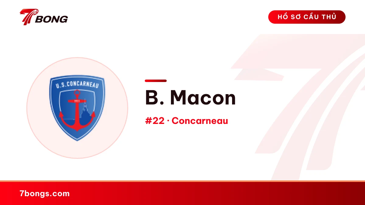 B. Macon — Concarneau