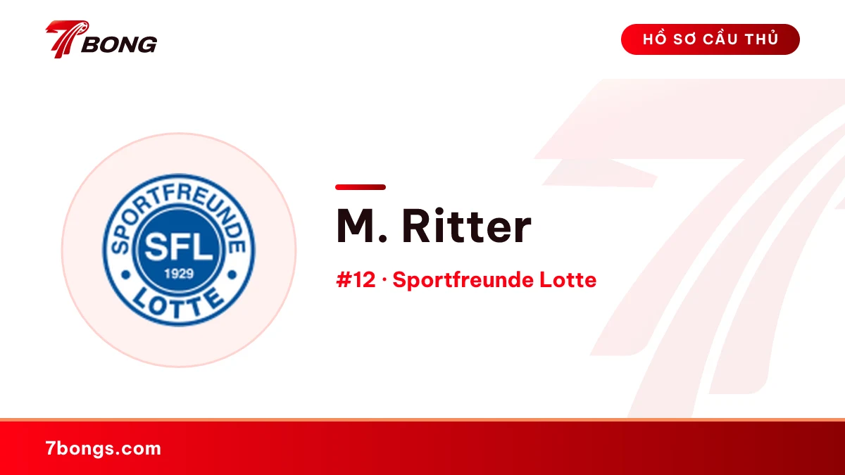 M. Ritter — Sportfreunde Lotte