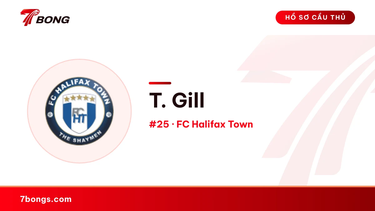 T. Gill — FC Halifax Town