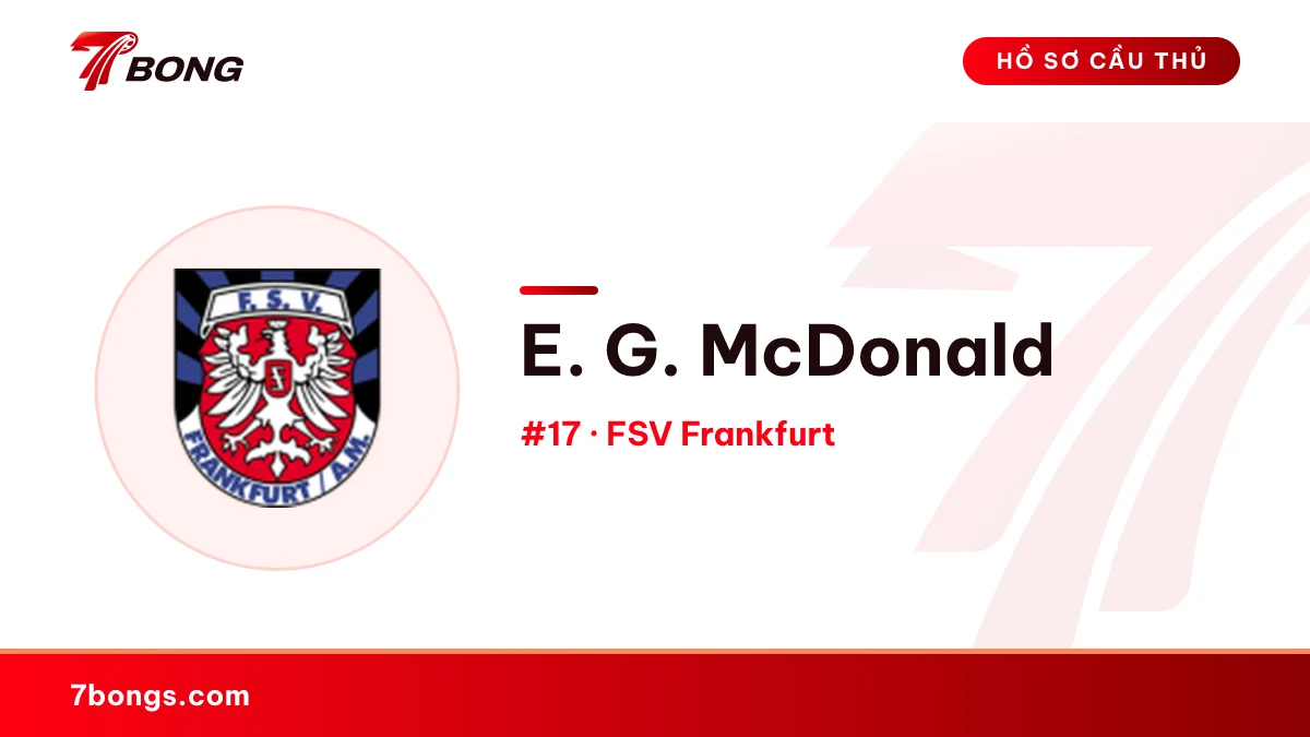 E. G. McDonald — FSV Frankfurt