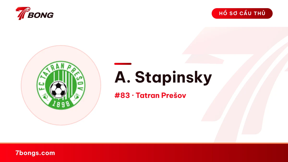 A. Stapinsky — Tatran Prešov