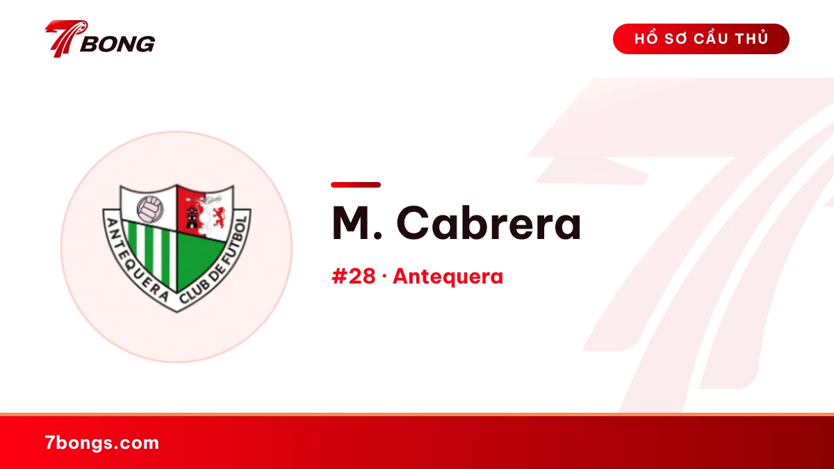 M. Cabrera — Antequera