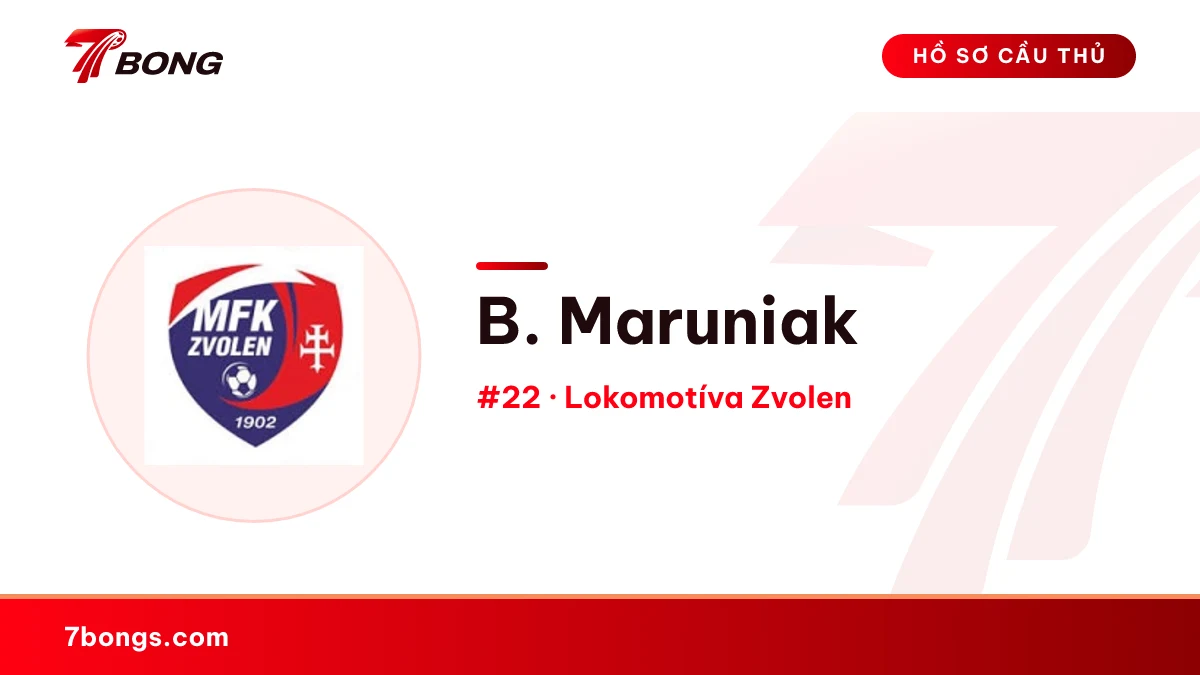 B. Maruniak — Lokomotíva Zvolen