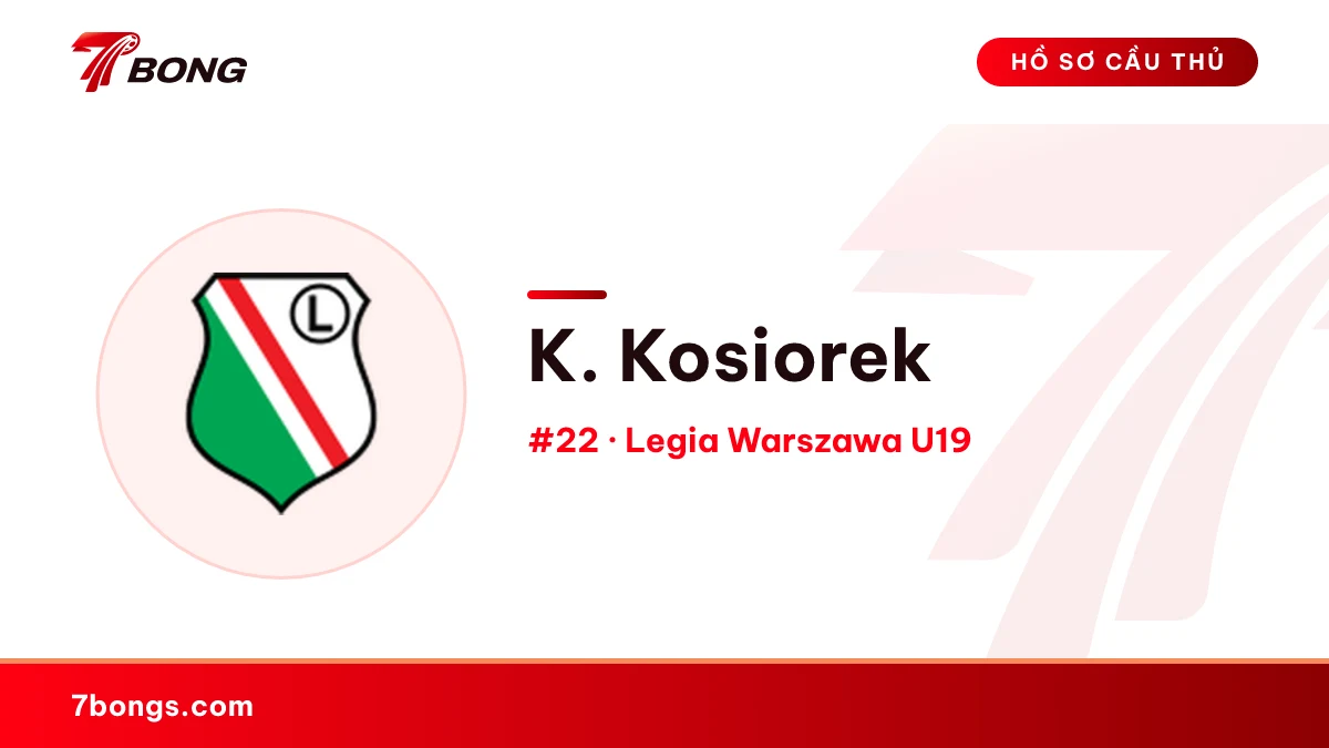 K. Kosiorek — Legia Warszawa U19