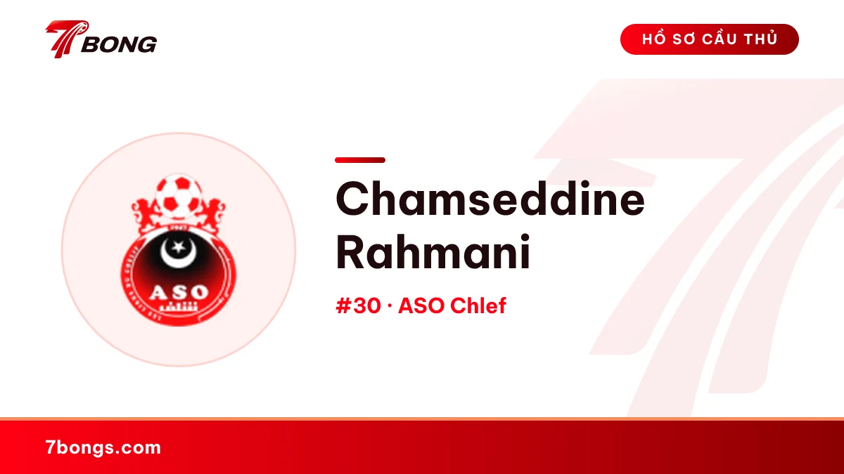 Chamseddine Rahmani — ASO Chlef