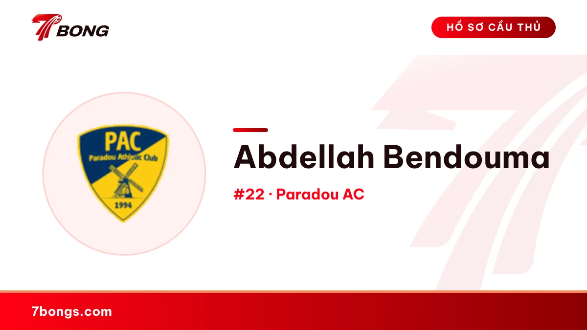 Abdellah Bendouma — Paradou AC