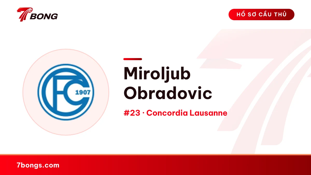 Miroljub Obradovic — Concordia Lausanne