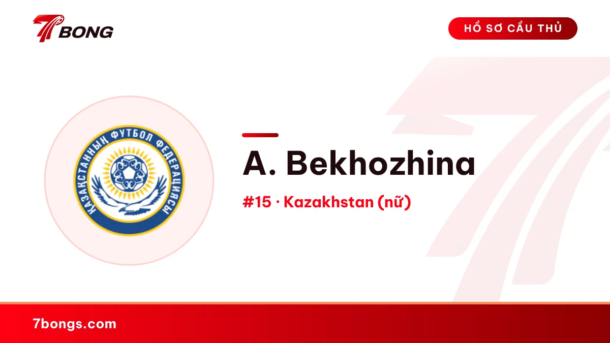 A. Bekhozhina — Kazakhstan (nữ)