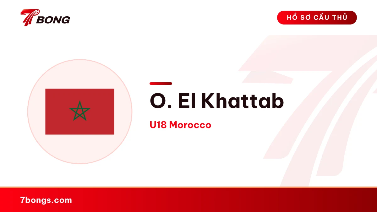 O. El Khattab — U18 Morocco