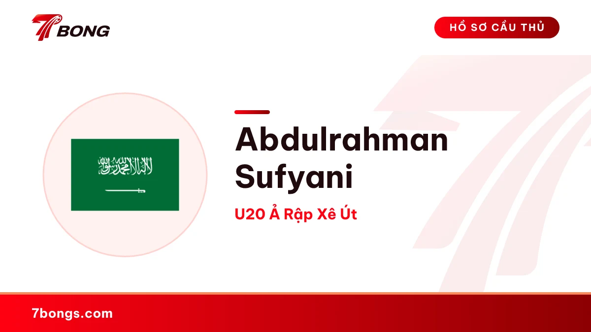 Abdulrahman Sufyani — U20 Ả Rập Xê Út