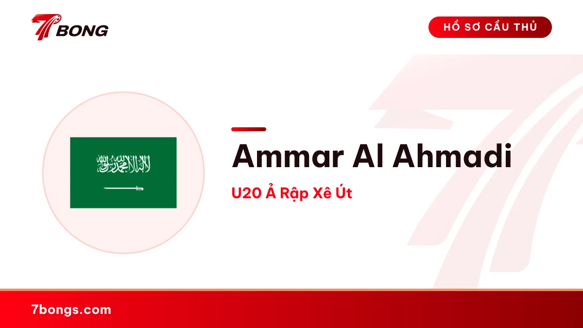 Ammar Al Ahmadi — U20 Ả Rập Xê Út