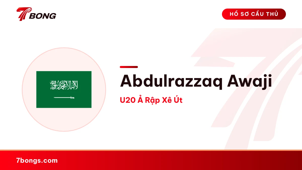 Abdulrazzaq Awaji — U20 Ả Rập Xê Út