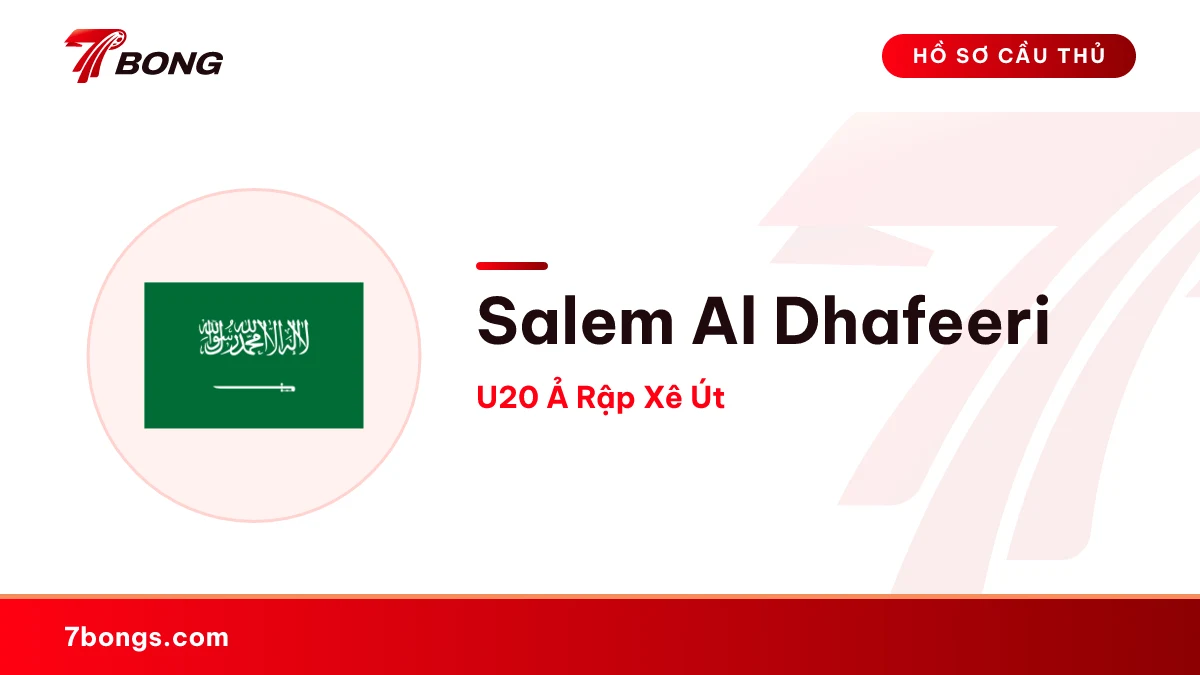 Salem Al Dhafeeri — U20 Ả Rập Xê Út