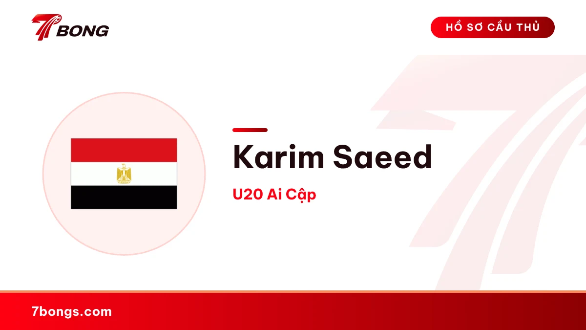 Karim Saeed — U20 Ai Cập