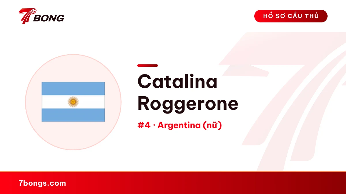Catalina Roggerone — Argentina (nữ)