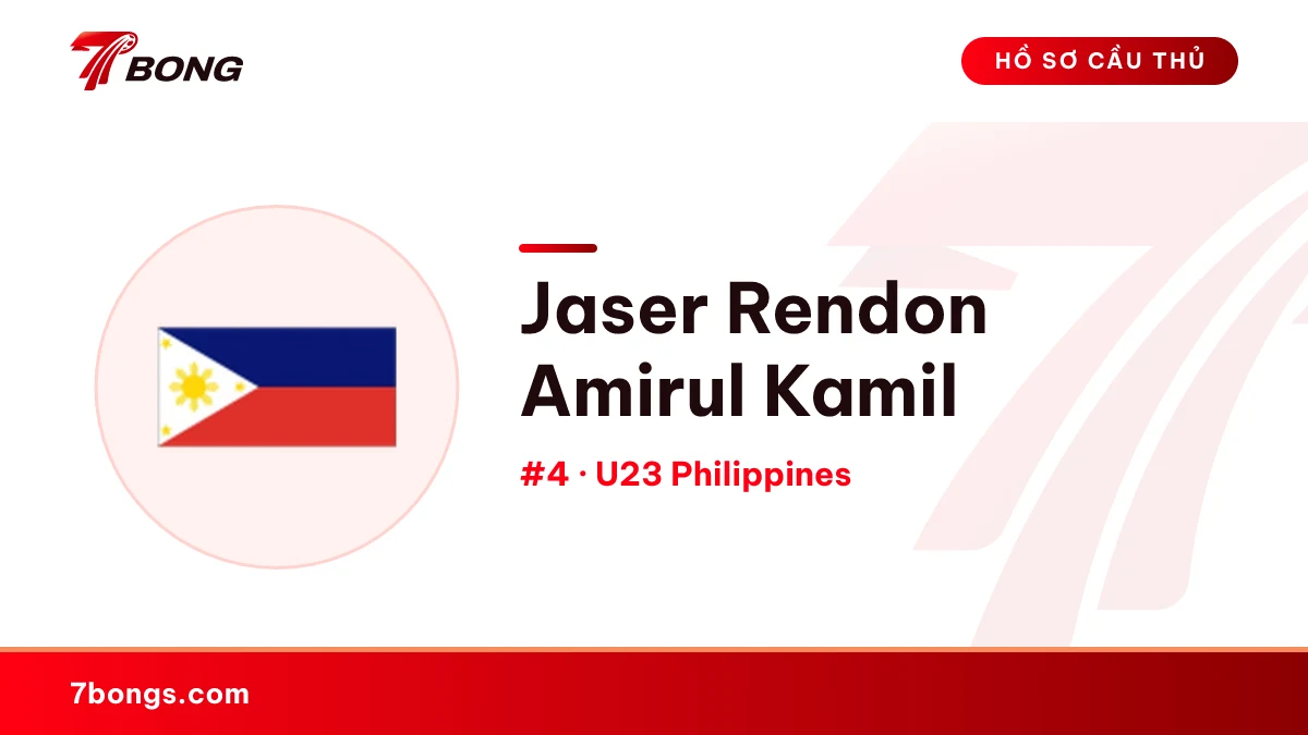 Jaser Rendon Amirul Kamil — U23 Philippines