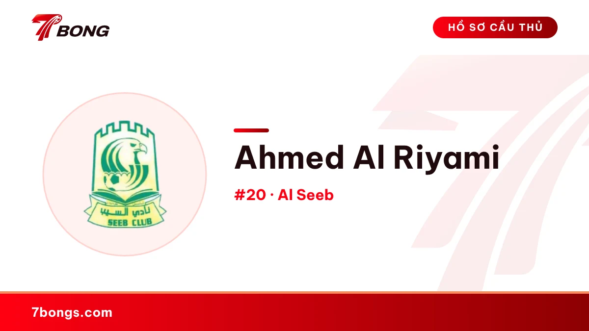 Ahmed Al Riyami — Al Seeb