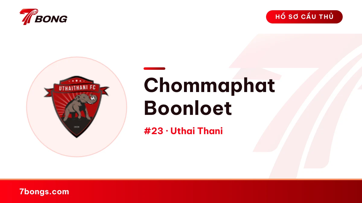 Chommaphat Boonloet — Uthai Thani