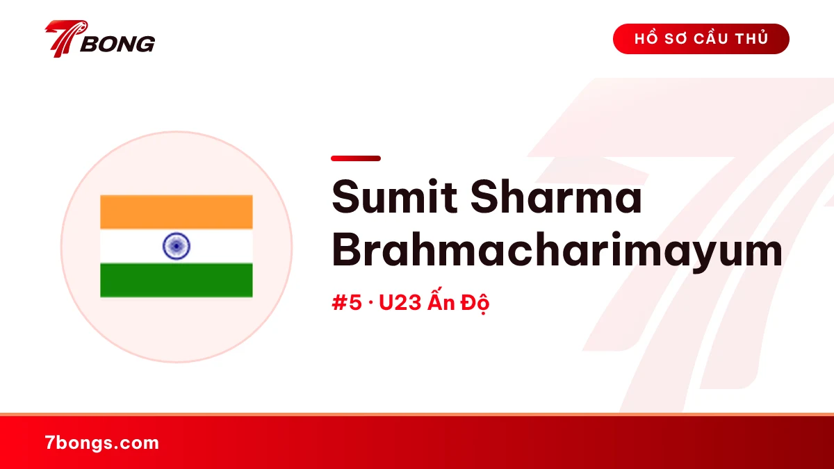 Sumit Sharma Brahmacharimayum — U23 Ấn Độ