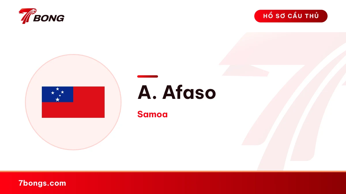 A. Afaso — Samoa