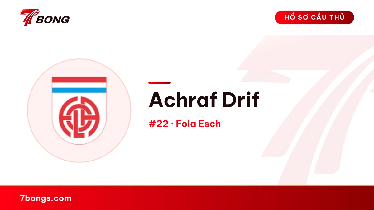 Achraf Drif — Fola Esch