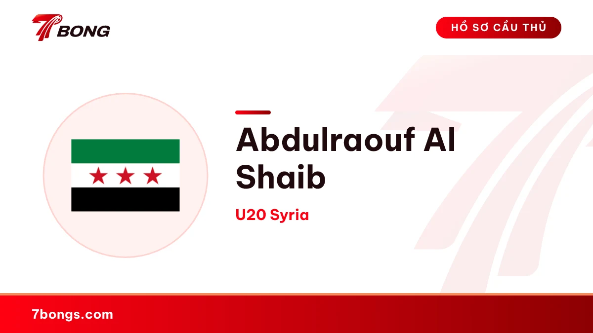 Abdulraouf Al Shaib — U20 Syria