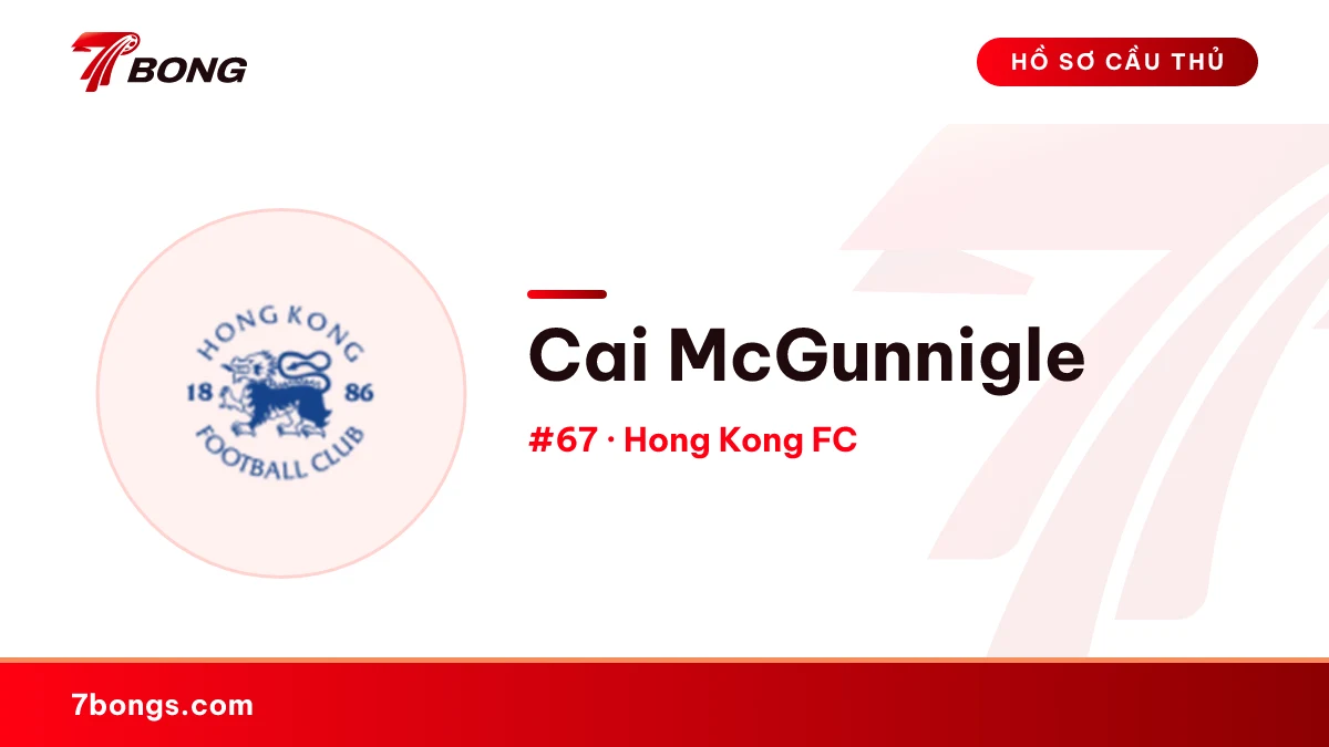 Cai McGunnigle — Hong Kong FC
