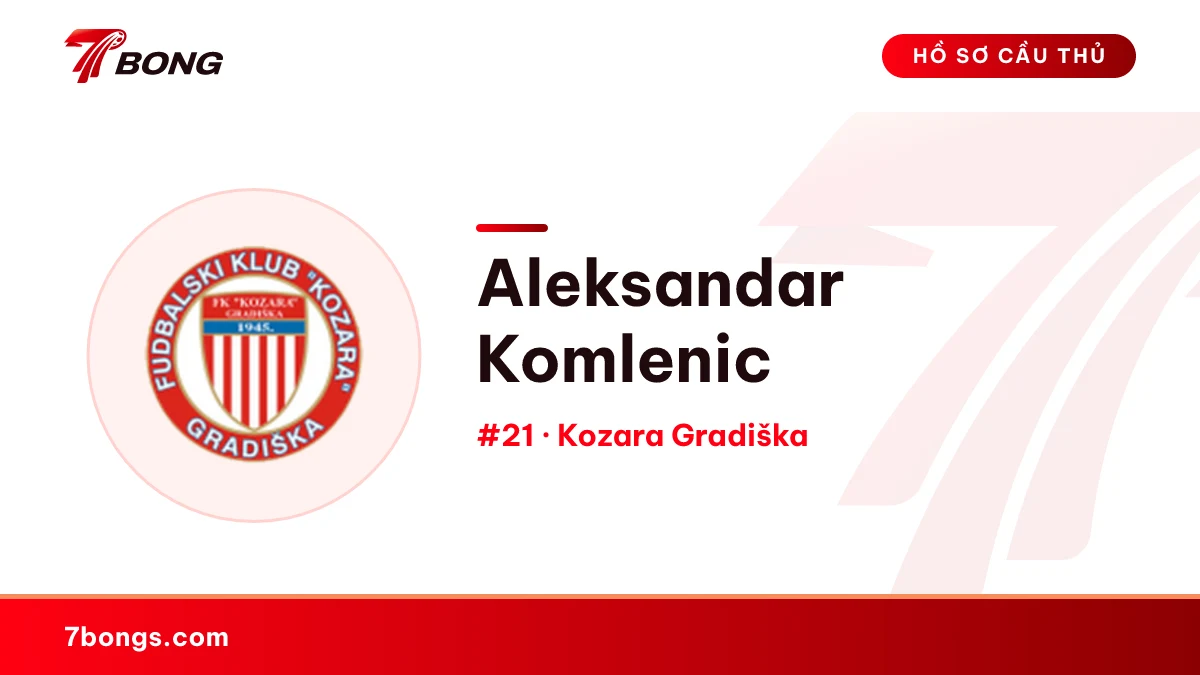 Aleksandar Komlenic — Kozara Gradiška