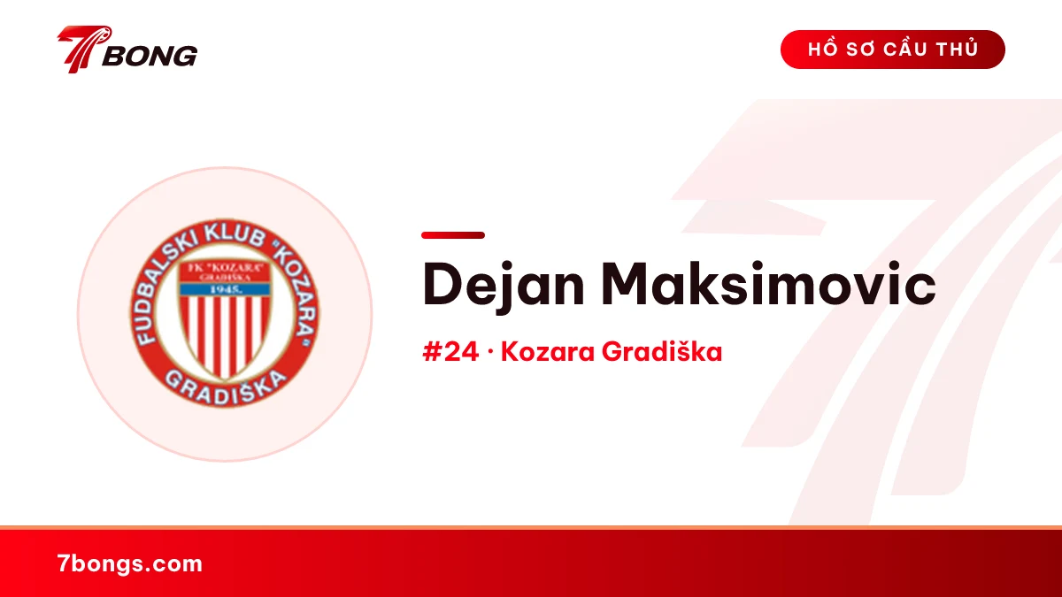 Dejan Maksimovic — Kozara Gradiška