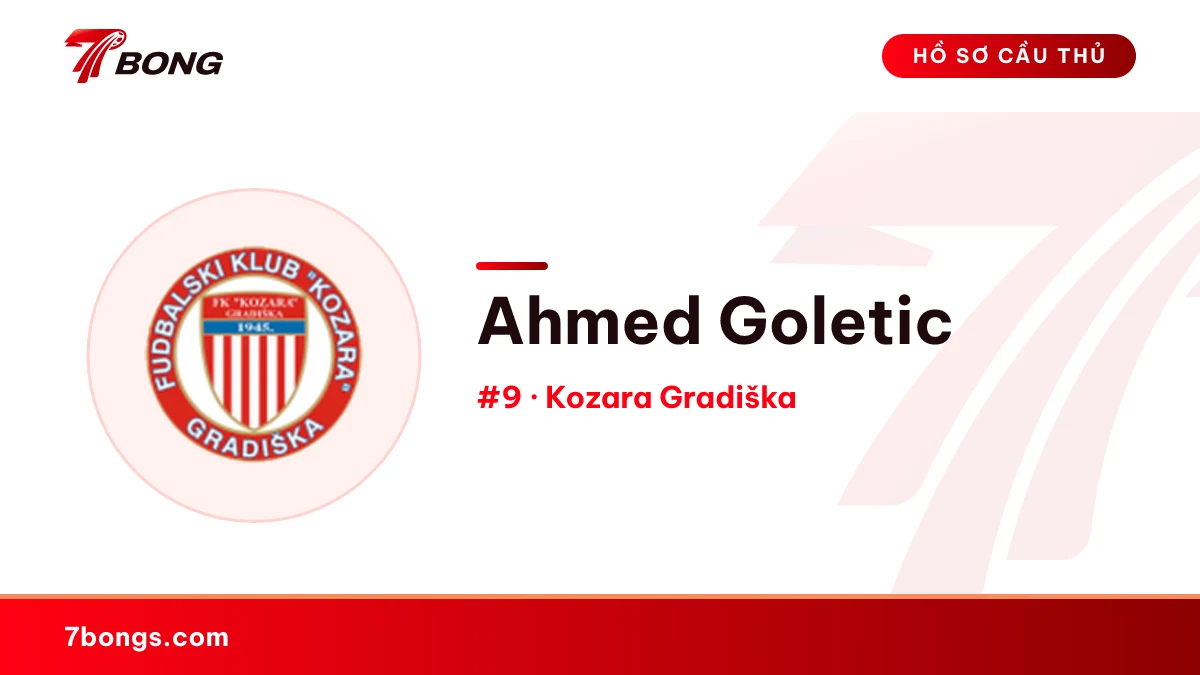 Ahmed Goletic — Kozara Gradiška