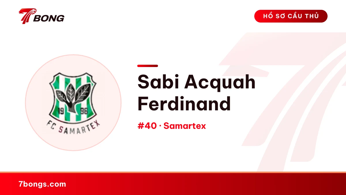 Sabi Acquah Ferdinand — Samartex