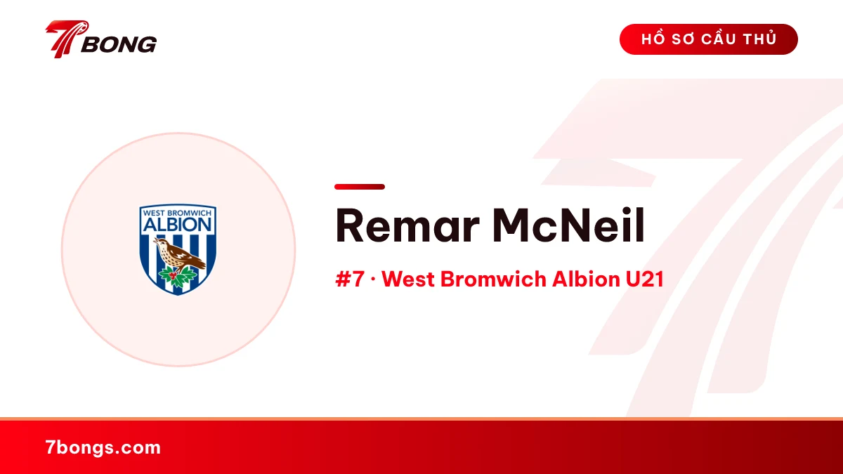 Remar McNeil — West Bromwich Albion U21