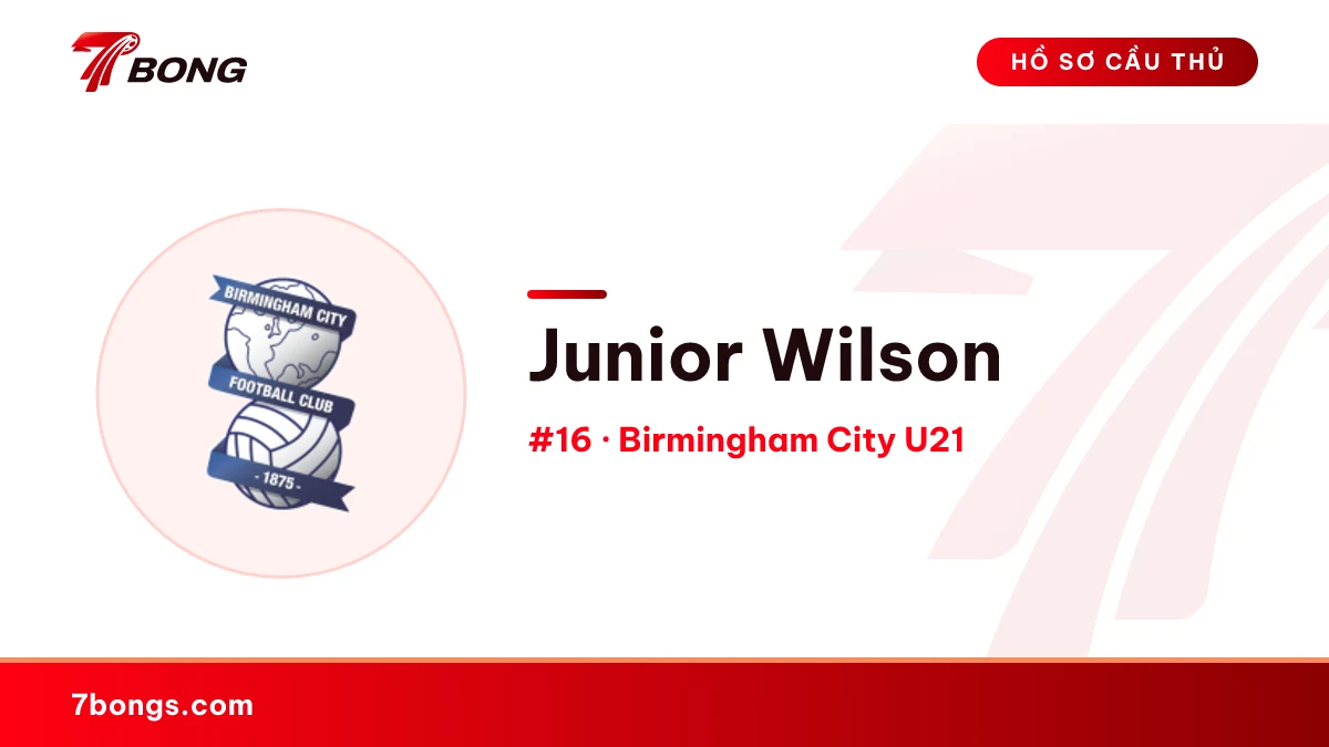 Junior Wilson — Birmingham City U21