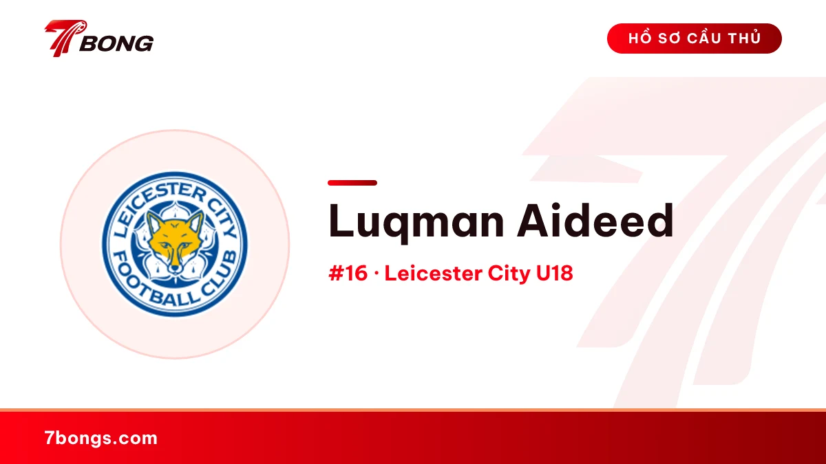 Luqman Aideed — Leicester City U18