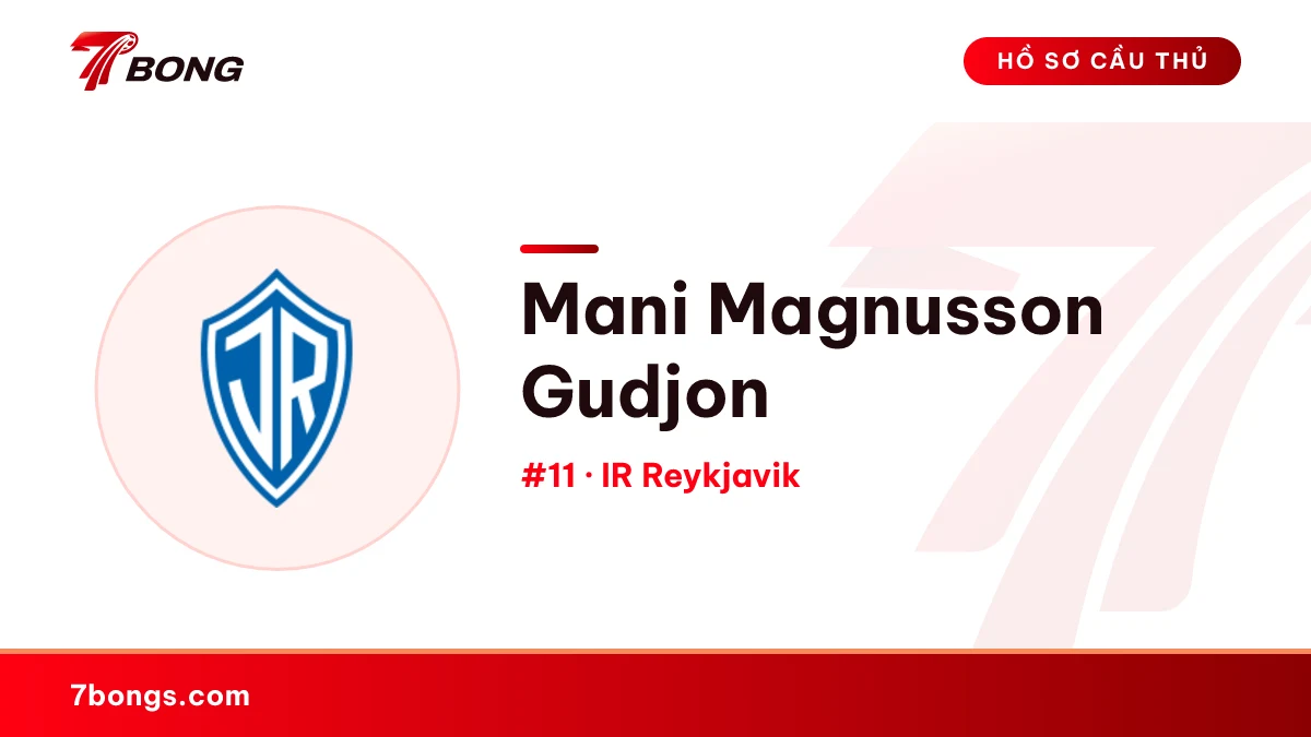 Mani Magnusson Gudjon — IR Reykjavik