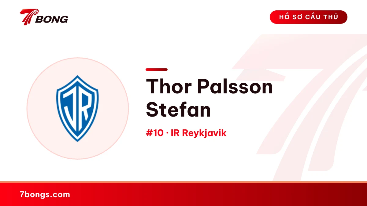 Thor Palsson Stefan — IR Reykjavik