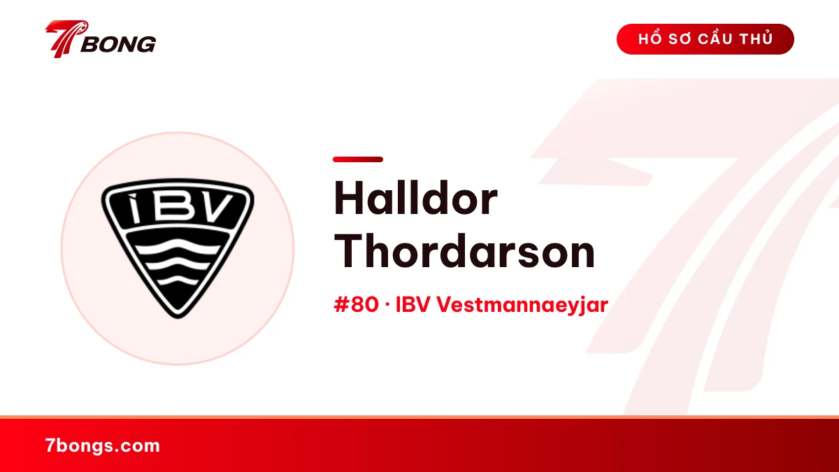 Halldor Thordarson — IBV Vestmannaeyjar