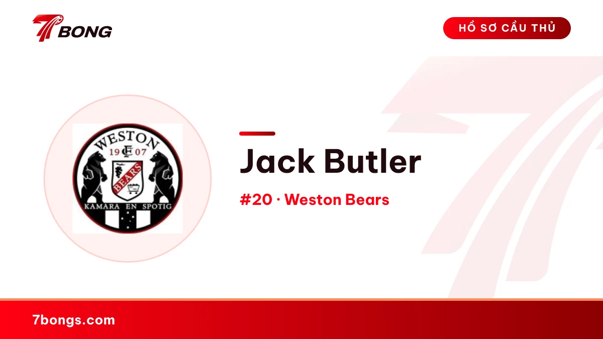 Jack Butler — Weston Bears
