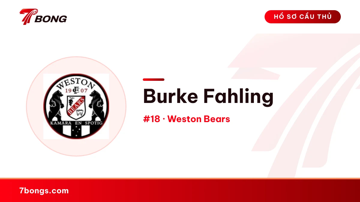 Burke Fahling — Weston Bears