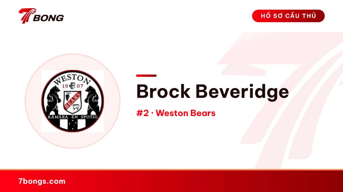 Brock Beveridge — Weston Bears