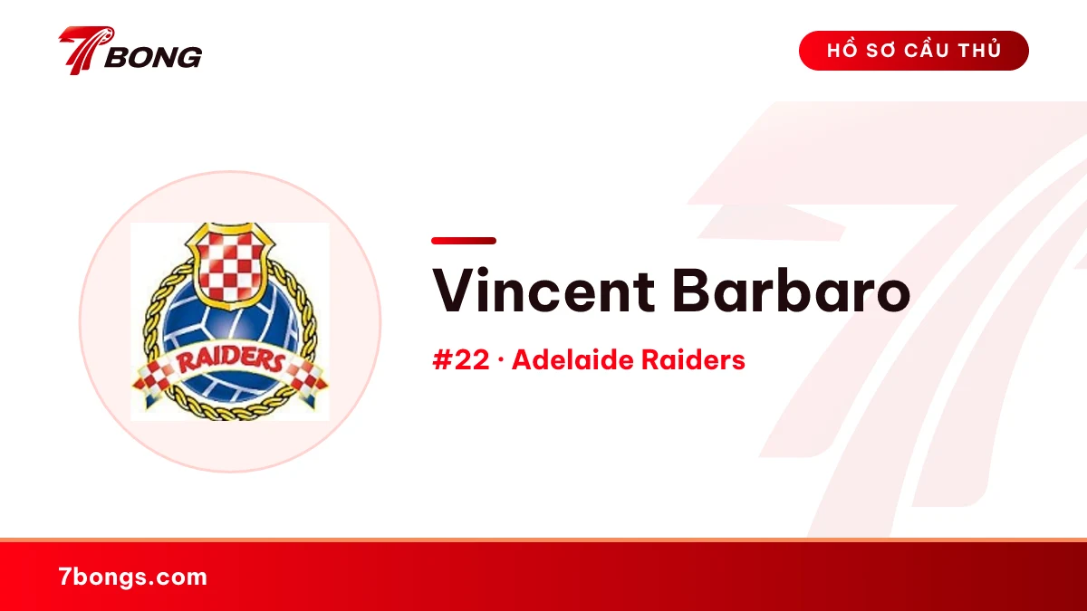 Vincent Barbaro — Adelaide Raiders