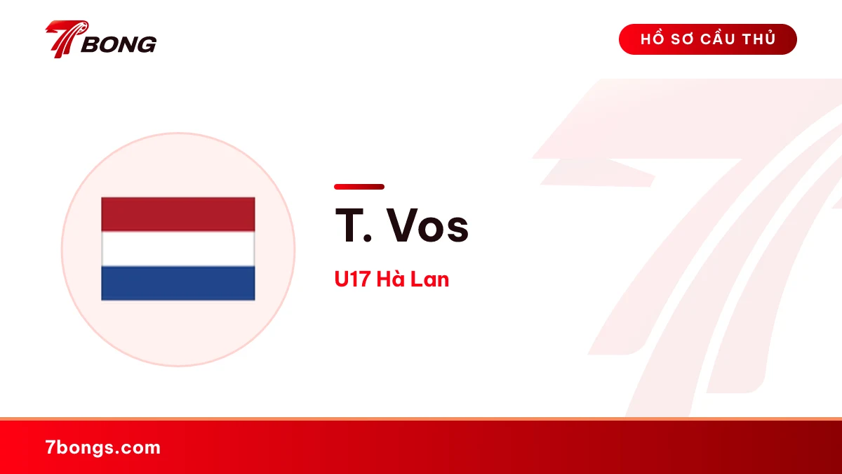 T. Vos — U17 Hà Lan