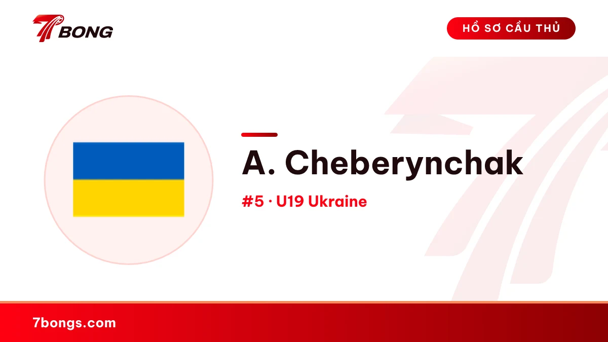 A. Cheberynchak — U19 Ukraine