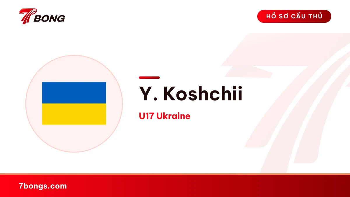 Y. Koshchii — U17 Ukraine