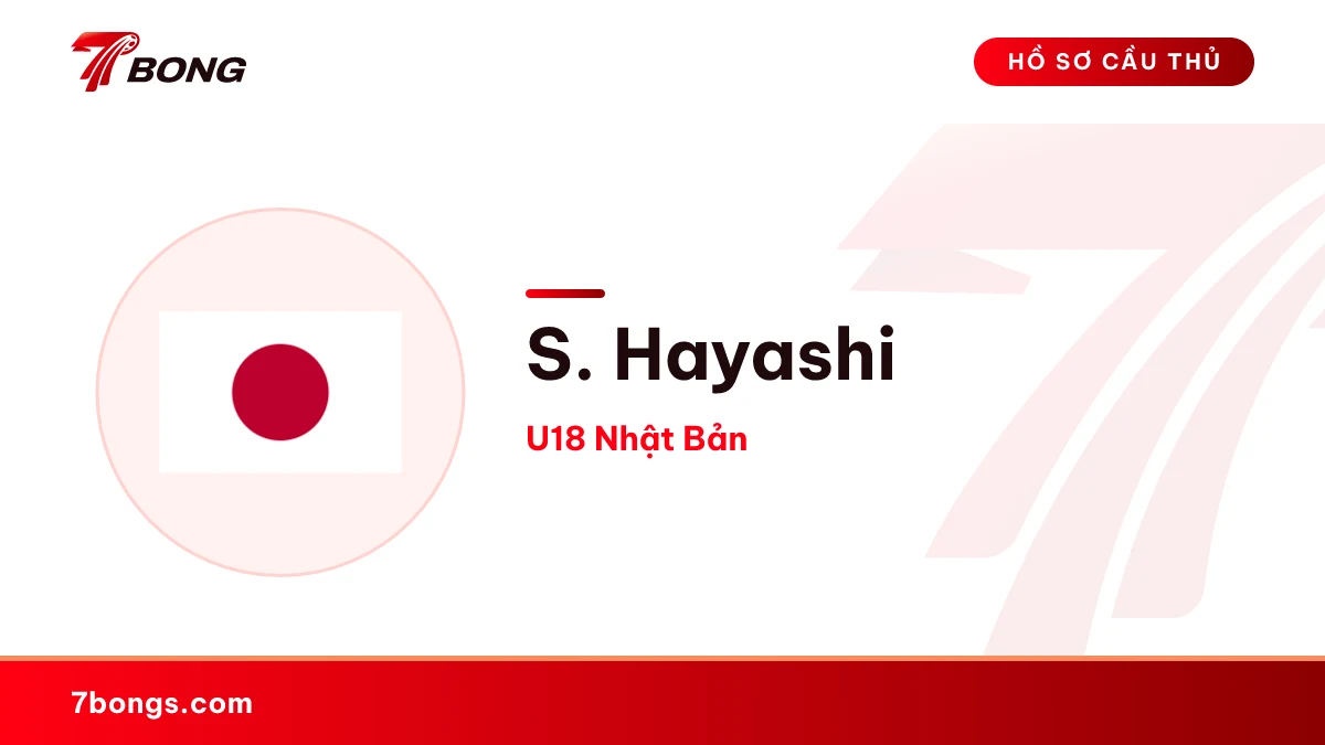 S. Hayashi — U18 Nhật Bản