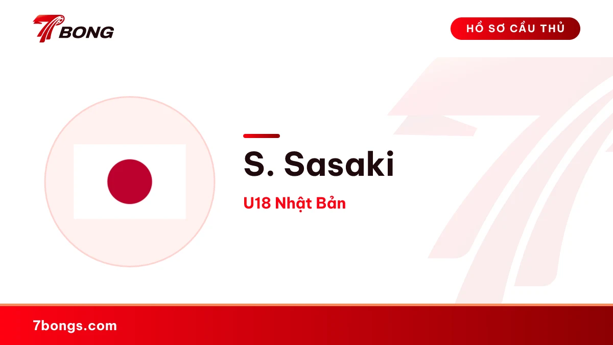 S. Sasaki — U18 Nhật Bản