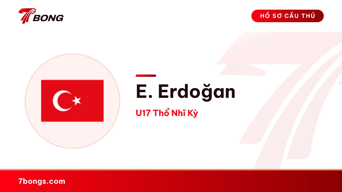 E. Erdoğan — U17 Thổ Nhĩ Kỳ