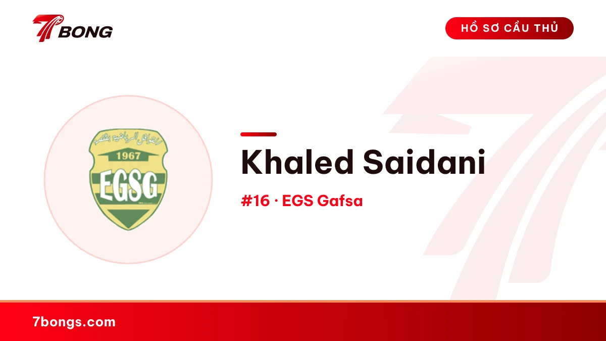 Khaled Saidani — EGS Gafsa
